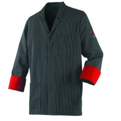 ARDOISE ML Rayé noir/blanc - Bordeaux T1